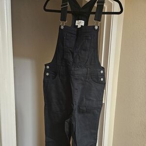 Black Jean Overalls